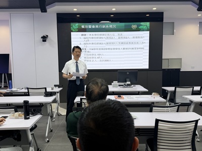 行銷系張書憲主任分享圖片