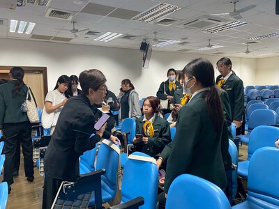 會後與台中洲際酒店曾明慧總監請益圖片